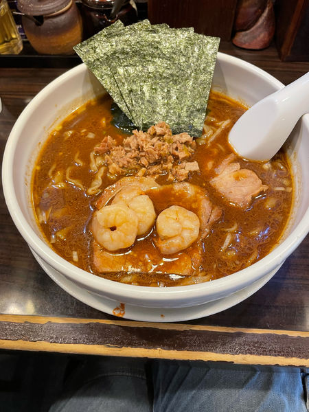 「魚介味噌らーめん1.5玉」@麺屋 優創の写真