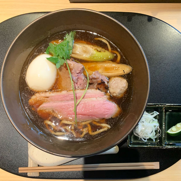 「特製紀州鴨中華そば」@鴨中華そば 楓の写真