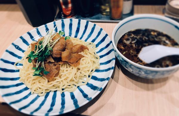 「つけ麺（￥650）」@肉厚わんたん麺と手作り焼売 ら麺亭 浅草支店の写真