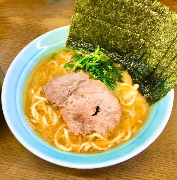 「ラーメン並全然普通+のり増+ライス」@寿々㐂家の写真