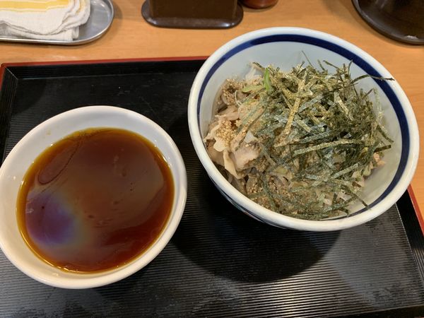 「豚つけそば (880円)」@蕎麦ラー岸上の写真