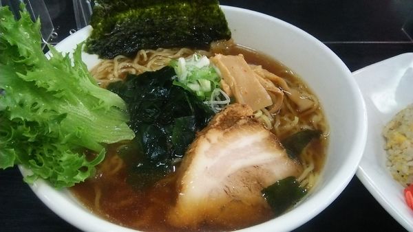 「Aランチ 醤油ラーメン＋半チャーハン 770円」@一八ラーメンの写真