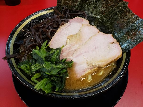 「チャーシューメン(3枚)　キクラゲ」@IEKEI_TOKYO 王道家直系の写真