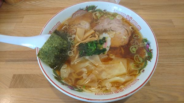 「ワンタンメン850円」@手打ち 白河ラーメン さくらの写真