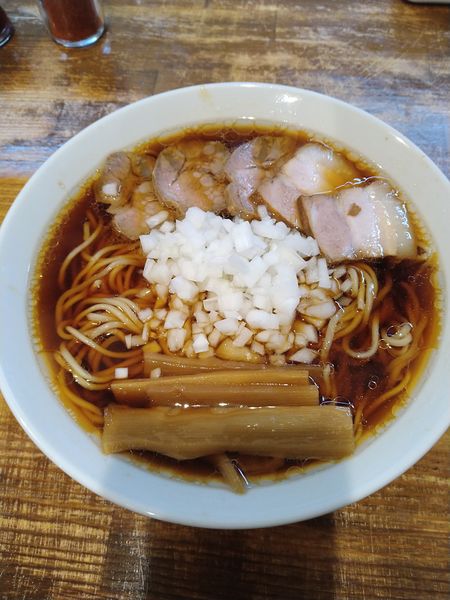 「竹岡式ラーメン(熟成麺)」@自家製熟成麺 吉岡 田端店の写真