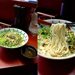 夏季限定『冷やし担々麺+大盛(¥850+100)』