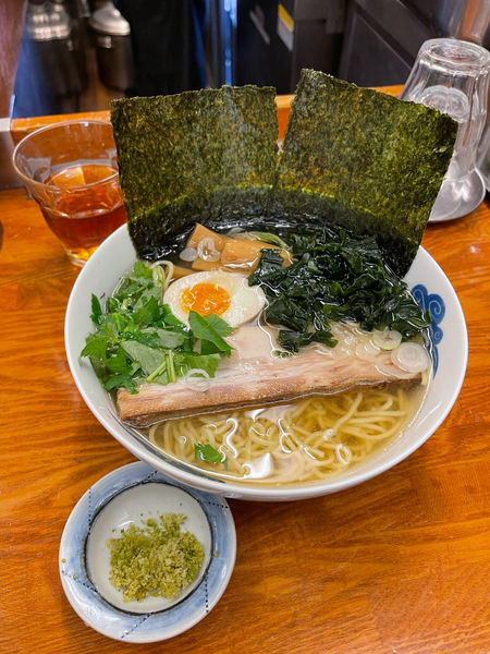 「和風拉麺（海苔＋ワカメ＋柚子）」@麺屋ひょっとこの写真