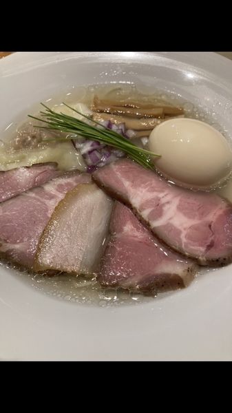 「特製中華蕎麦〈塩〉」@宍道湖しじみ中華蕎麦 琥珀 東京本店の写真