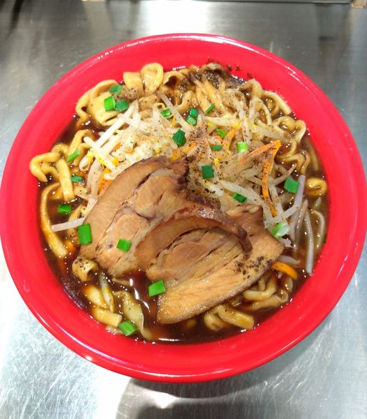「BLACKらーめん大盛（￥780+130）」@麺創研 紅 BLACKの写真