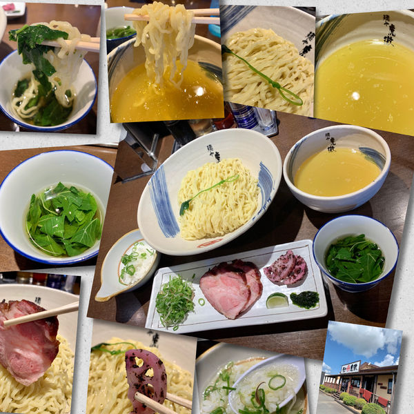 「【夏季限定】薬涼 潮つけそば（大盛）＋釜焼きチャーシュー」@麺や 虎徹の写真