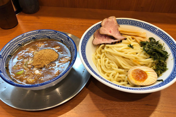 「【限定】濃厚魚介豚骨 きんのつけめん1,000円」@びんびん豚 坂戸店の写真