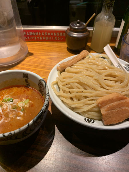 「辛濃厚つけ麺　大盛　3辛」@麺屋武蔵 虎洞の写真
