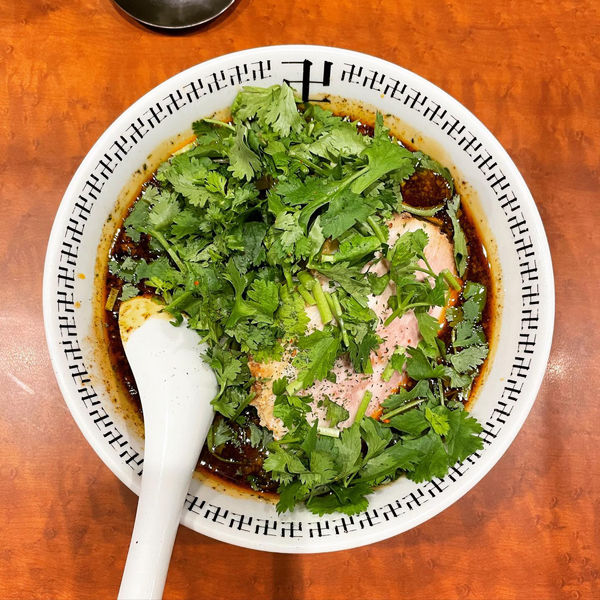 「スパイス・パクチーラー麺」@スパイス・ラー麺 卍力 秋葉原店の写真