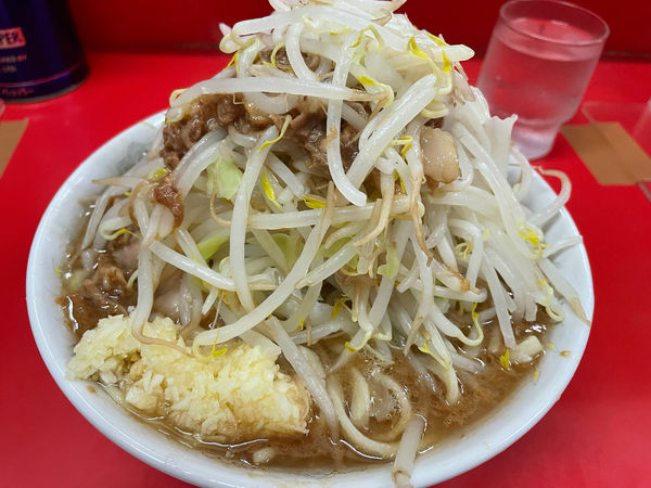 「小豚麺半分ヤサイニンニクアブラ」@ラーメン二郎 松戸駅前店の写真