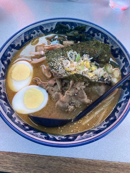 「肉みそラーメン（７５０円）」@ラーメン大将 北25条店の写真