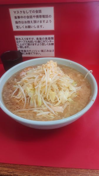 「男盛り  ニンニクマシマシ  アブラ  カラメ」@ラーメン二郎 京急川崎店の写真