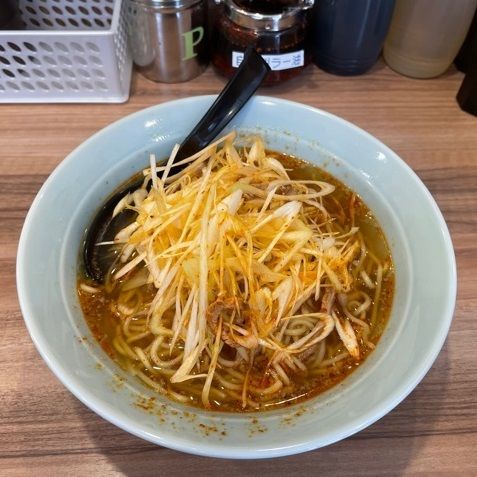 「ネギチャーシューメン　麺カタメ」@らーめん田丸 元住吉店の写真