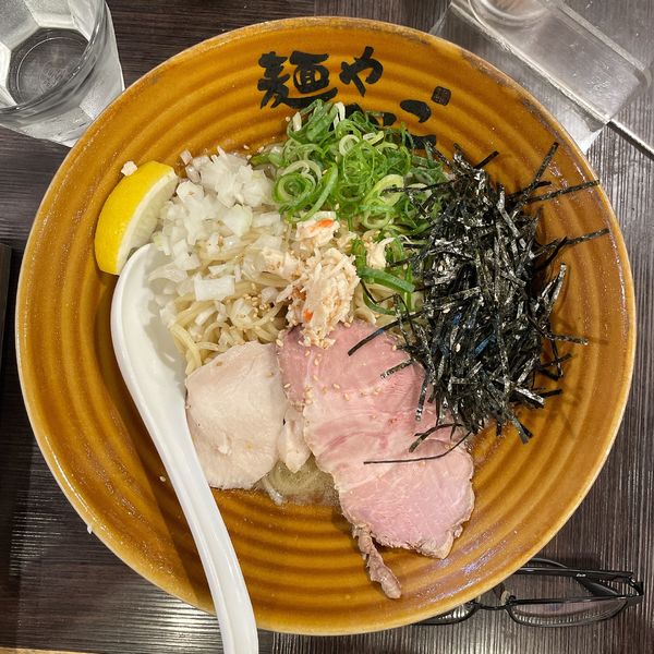 「アジ煮干しの生姜冷やし和えそば」@麺や でこの写真