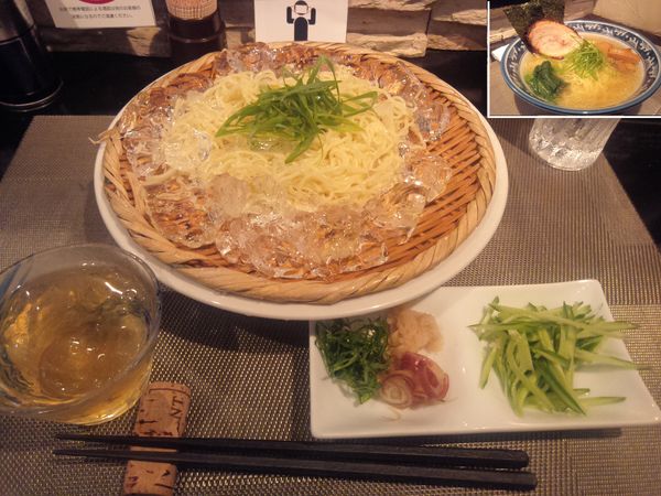 「ざるラーメン」@ダイニングバー山崎の写真