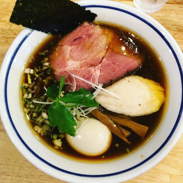 「煮玉子中華そば」@手打式超多加水麺 ののくらの写真