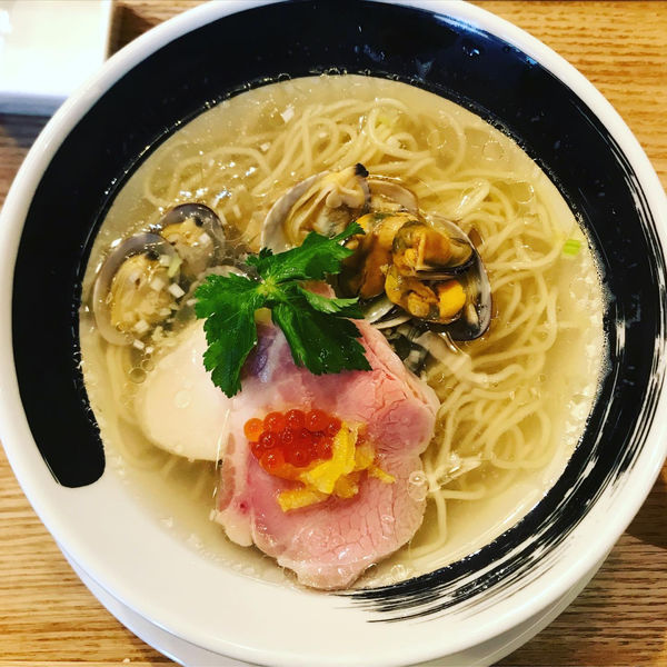 「アサリとムール貝の汐そば」@麺処しろくろの写真