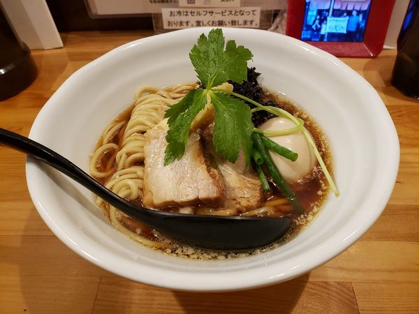 「和醤油味玉」@上州山賊麺 大大坊の写真