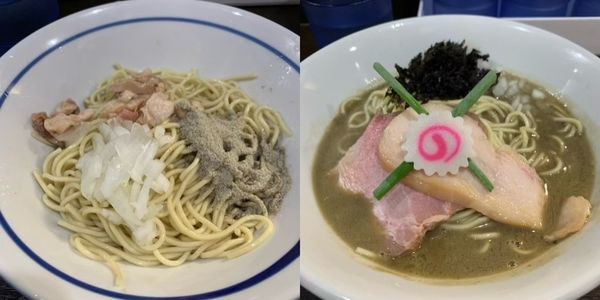 「濃厚そば　和え玉(中太)」@中華そば いづるの写真