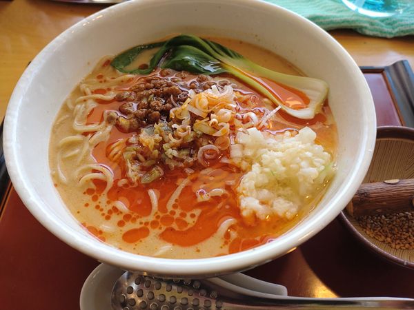 「発已担々麺＋ニンタマ」@担々麺専門 發巳の写真