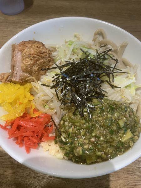 「限定　冷し中華少なめ　ニンニクほんの少し」@MEN YARD FIGHTの写真