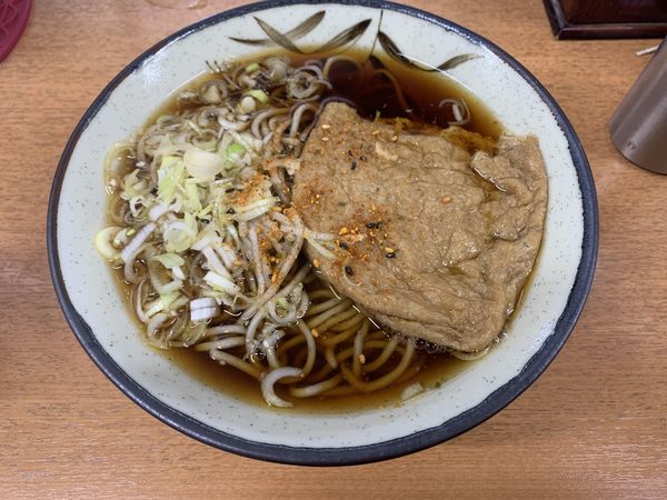「きつねそば 310円」@つくば本店 駅前店の写真