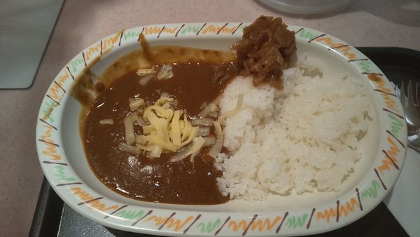 「チーズカレー(¥300)」@CURRY SHOP ALPSの写真
