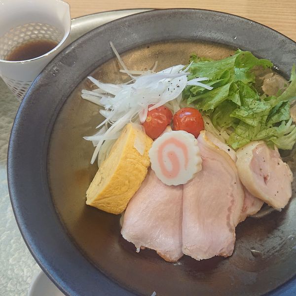 「マイヤーレモンの冷やし中華」@中華そば 深緑の写真