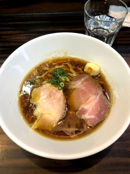 「アジ煮干し中華そば　750円」@中華そば 梟の写真