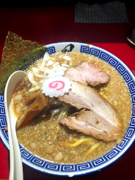 「背脂醤油ラーメン　770円」@風は南からの写真