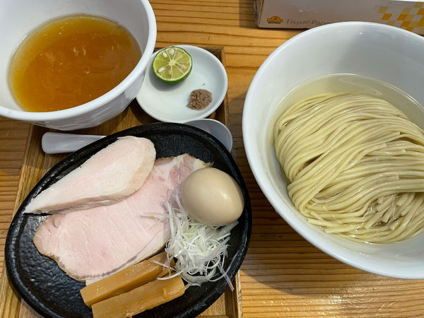 「塩つけ麺（牡蠣油）」@麺屋鈴春の写真