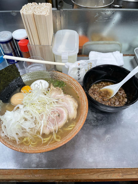 「カマス出汁悪いつけ」@覆麺 智の写真