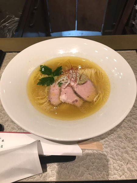 「特製ラーメン 1,300円」@江戸前つけ麺 銀座 魄瑛の写真