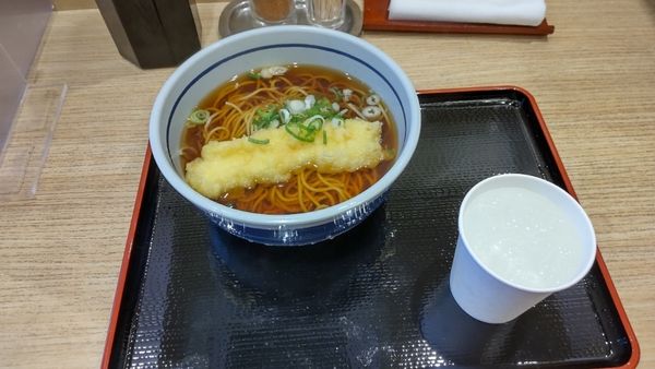 「イカ天そば」@吉そば 中目黒店の写真