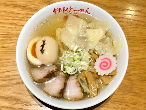 「★會津山塩ら～めん(手打ち麺)🍜¥930」@會津 喜多方らーめん 愛絆の写真