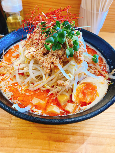 「濃厚クリーミー冷やし坦々麺　野菜マシマシ」@宮二郎の写真