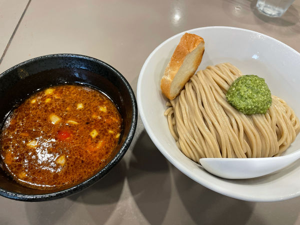 「海老トマトつけ麺」@つけ麺 五ノ神製作所の写真