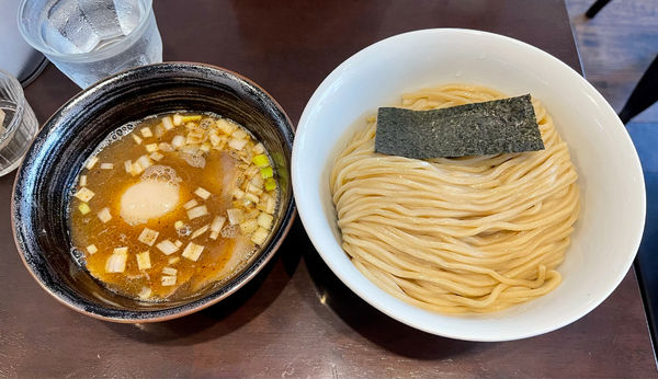 「つけ麺（中盛）＋味玉」@つけ麺 麦の香の写真