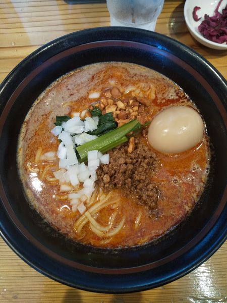 「濃厚にぼし担々麵（味玉付き）」@こだわり麺工房 たごの写真