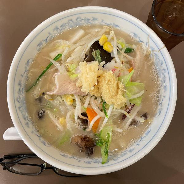 「ハーフサイズ 毎日野菜たんめん」@たんめん専門店 百菜の写真