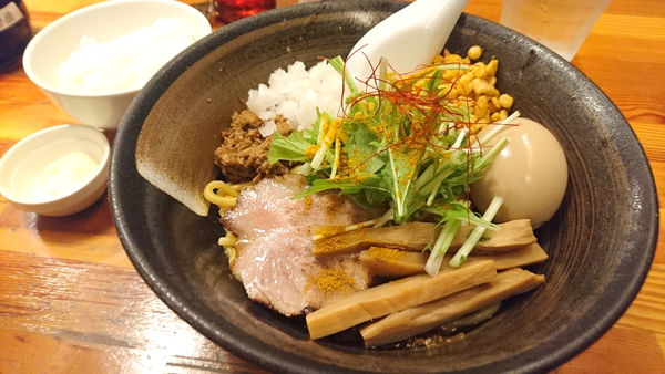 「【夜】カレーまぜそば」@瞠 池袋店の写真