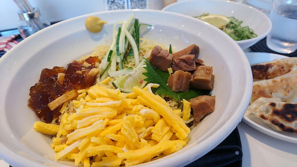 「【昼】～すだち香る～冷し中華 ランチBセット」@らーめんと甘味処 九月堂の写真