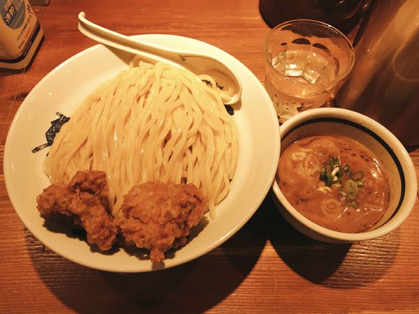 「濃厚鶏天つけ麺」@麺屋武蔵 二天 池袋店の写真