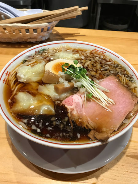 「八王子　トッピングにワンタン」@いしかわやの写真