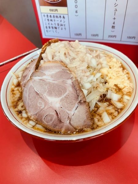 「竹岡豚ラーメン 880円」@竹岡式ラーメン 世良の写真