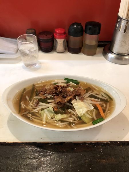 「チャンポン700円」@オギノラーメンの写真